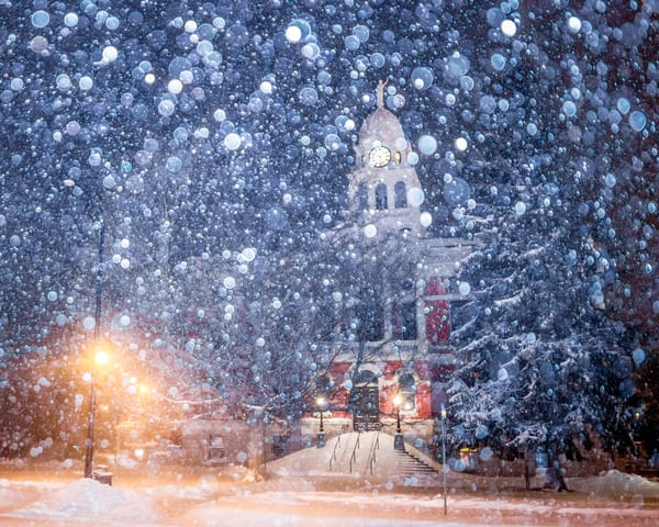 Snowy Courthouse