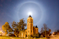 Moon Halo & The First Congregational Church