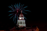 Fireworks Over the Courthouse
