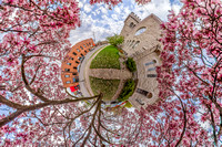 Spring Bloom at Lawrence Avenue United Methodist Church - 360 Degree Planet Panorama
