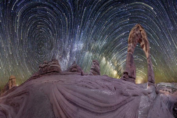 Milky Way Rising at Delicate Arch