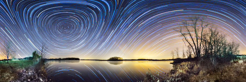 Sleepy Hollow Startrail Panorama
