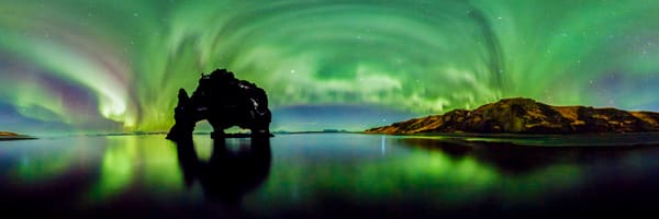Hvítserkur, Iceland & 360 Auroras