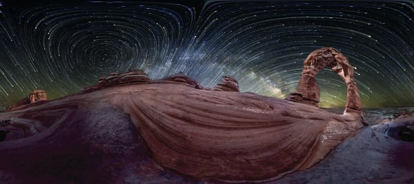 Delicate Arch 360 Startrails