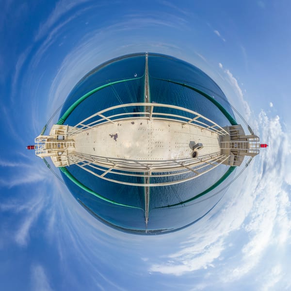 Top of the Mackinac Bridge - 360 Planet