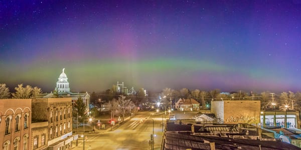 Aurora Over Charlotte, MI