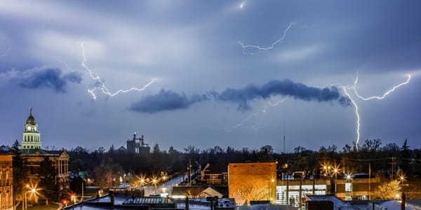 Lightning Over Charlotte, MI