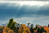 Rays of Sunshine Over Watertower