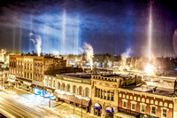 Light Pillars Over Charlotte - January 14th, 2015