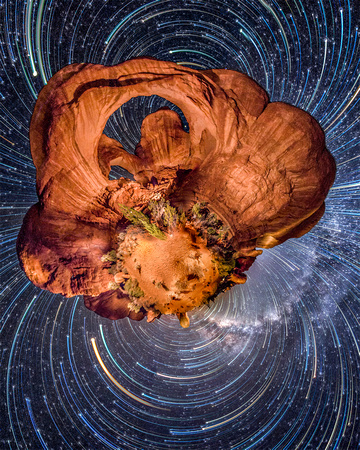 The Double Arch Planet - Arches National Park