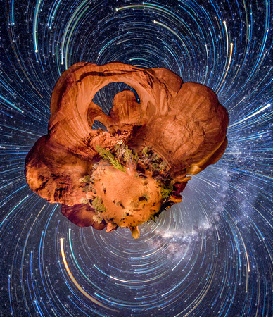 The Double Arch Planet - Arches National Park